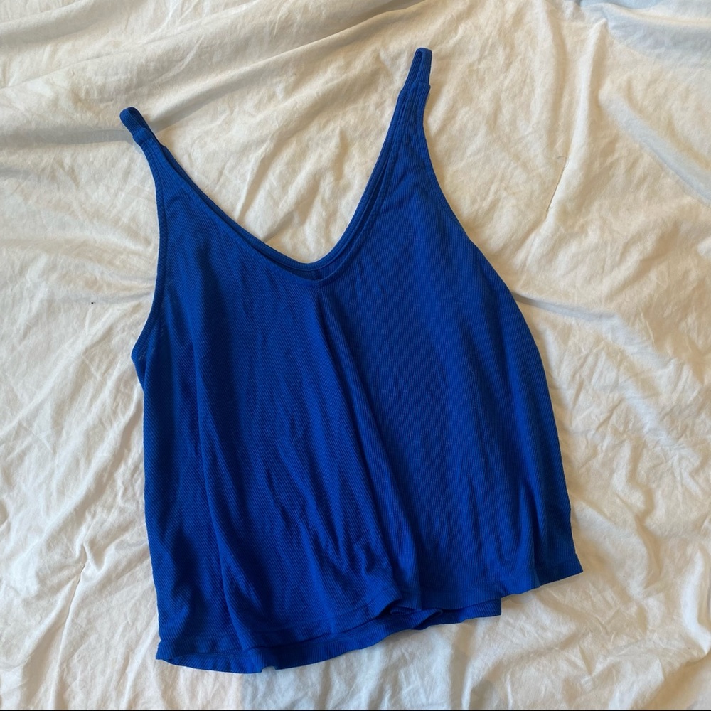 Free People Intimately Cobalt Blue Tank - Picture 3 of 3